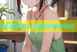 西和同城平台，快速找到附近的伴侣